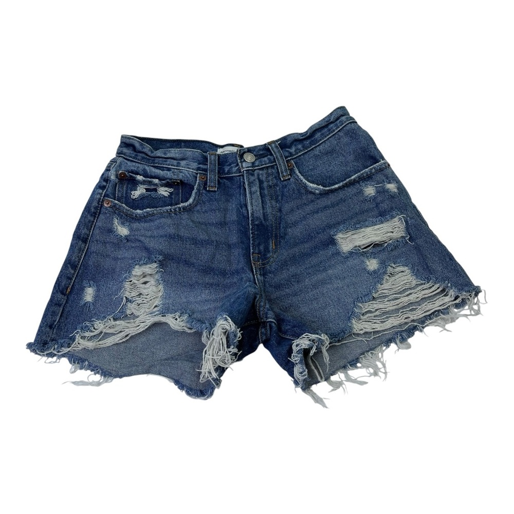Abercrombie & Fitch Ripped Denim Shorts